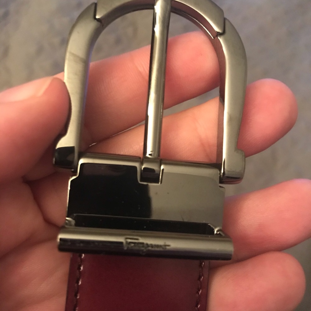 Ferragamo Brown Leather Belt